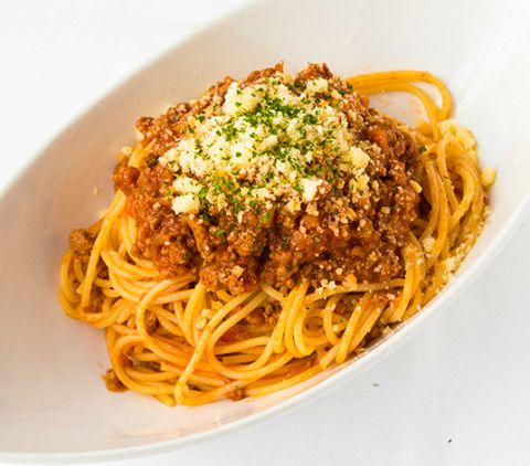 ミートソースパスタ