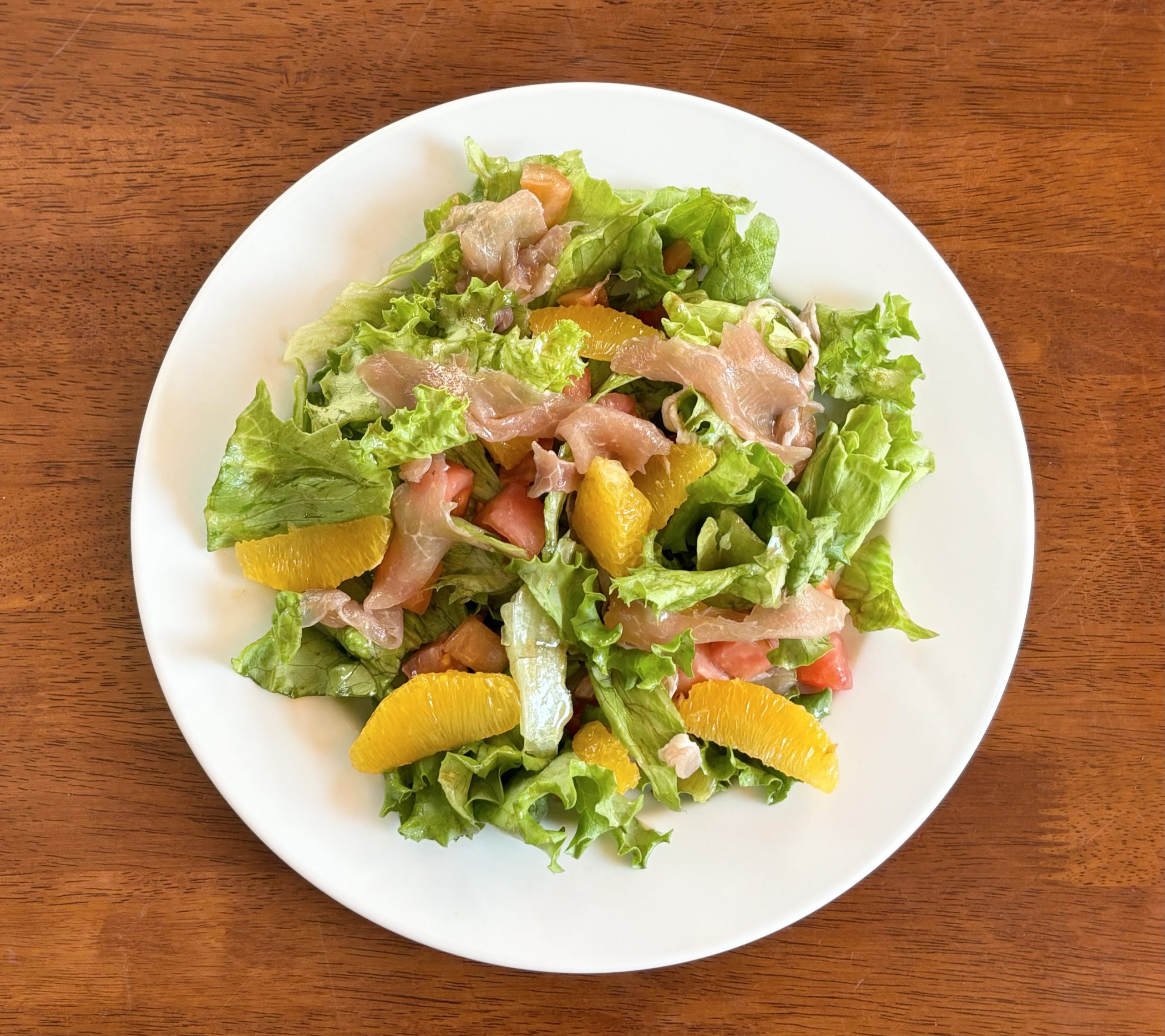 生ハムとフレッシュトマトのスペイン風サラダ