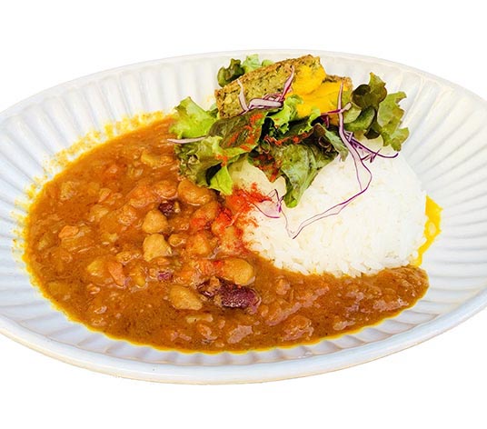 ベジタリアン豆カレー