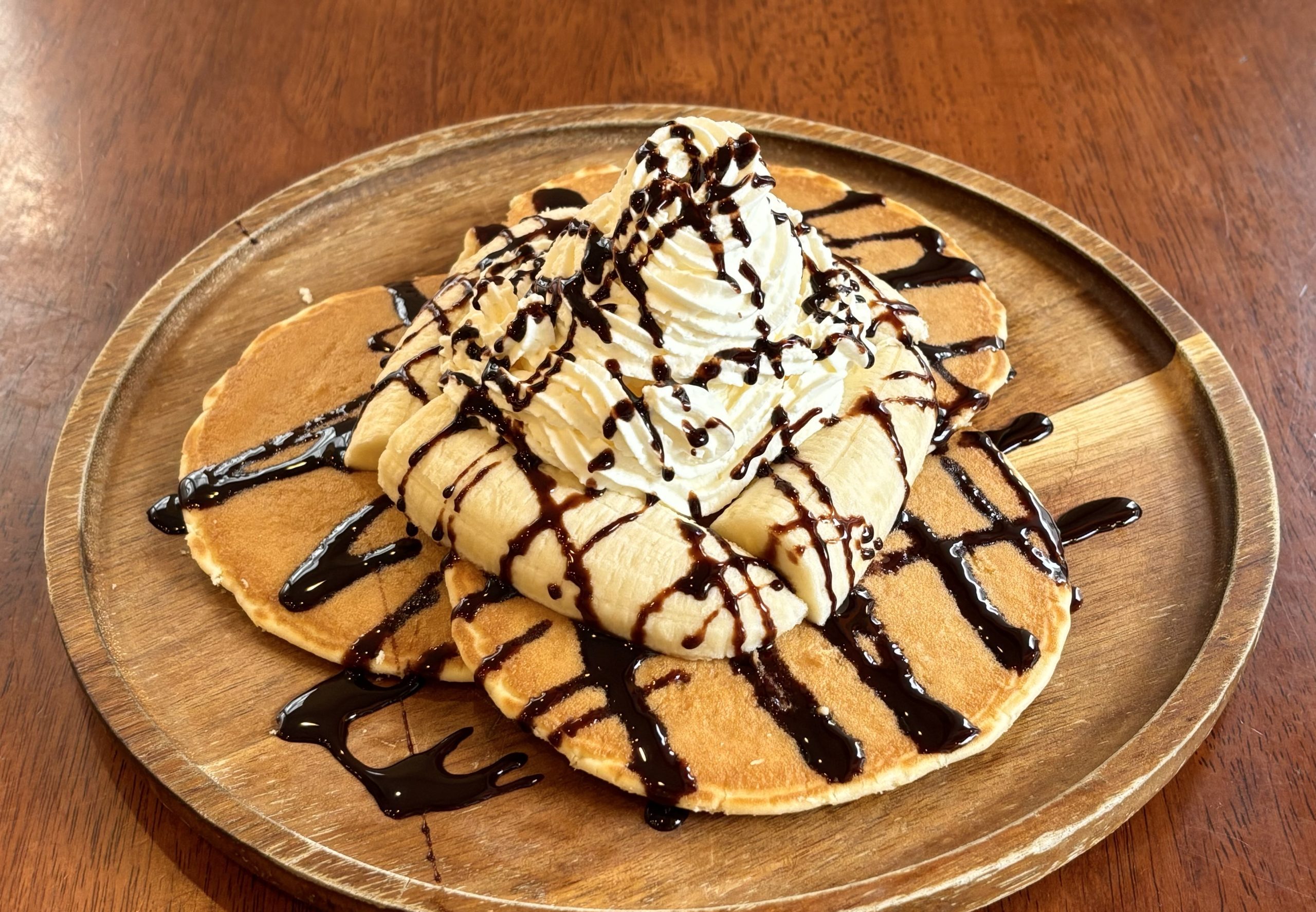 チョコバナナパンケーキ