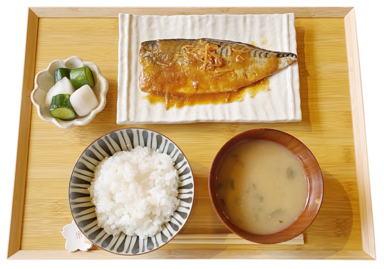 お魚定食(魚、小鉢、味噌汁は日替わりになります)