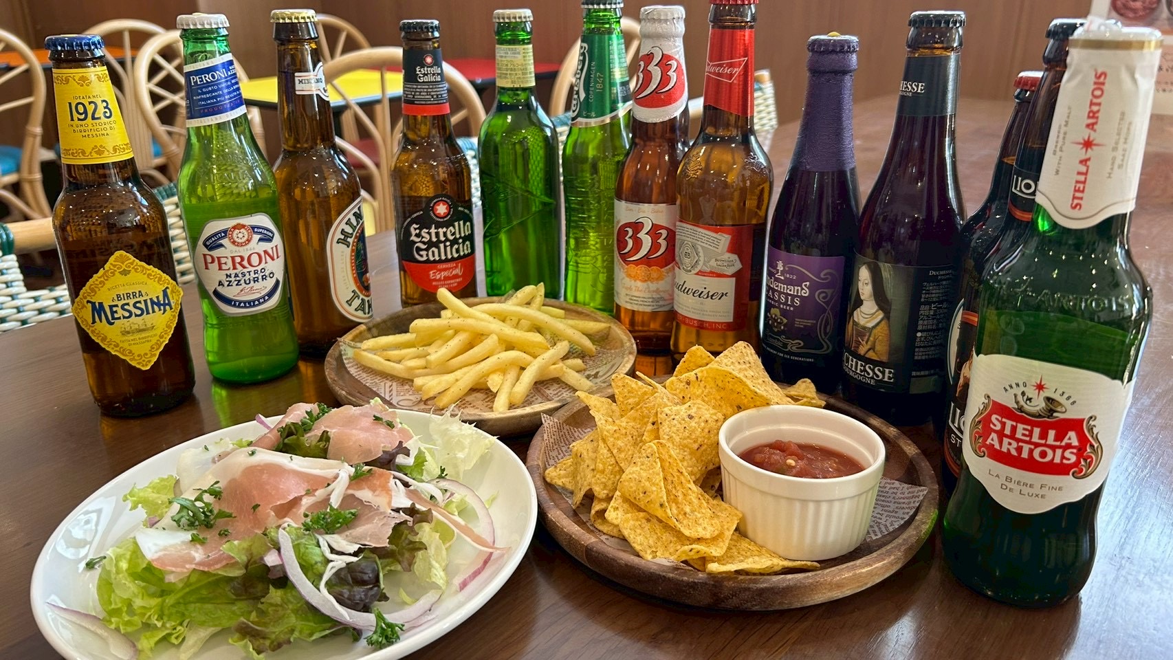 【世界のビール60種類120分飲み放題！！】お手軽3,500円コース