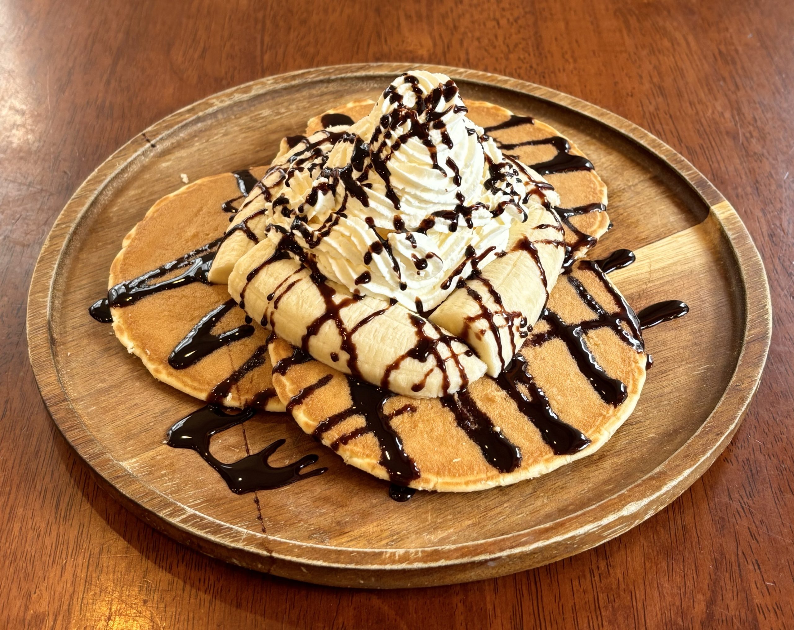 チョコバナナパンケーキ